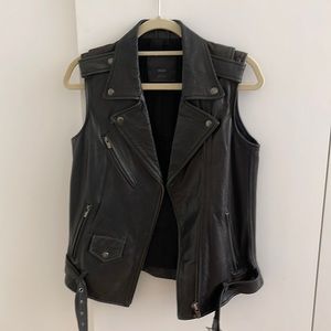 Authentic Veda leather Vest, small